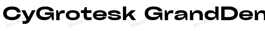 CyGrotesk GrandDemi字体转换 CyGrotesk GrandDemi字体转换